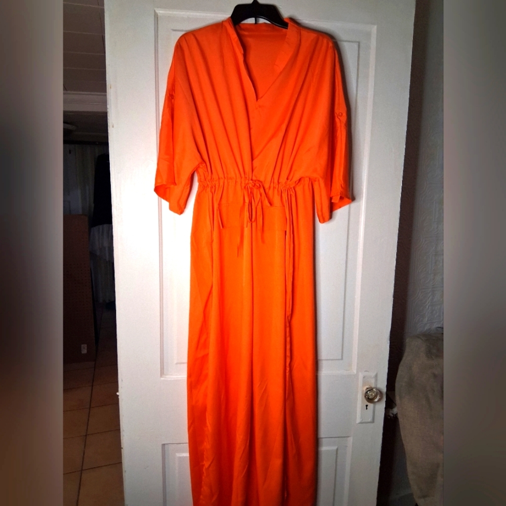 Orange Maxi Dress